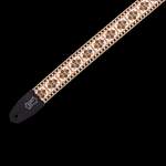 Levy's Right Height Jacquard 2" - White Black Gold Hootenanny Product Image