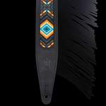 Levy's Crazy Horse Leather Strap with Fringe - Black Product Image