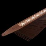 Levy's Crazy Horse Leather Strap with Fringe - Brown Product Image