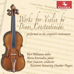 Works for Violin by Dinos Constantinides