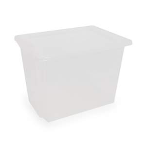 Monarch 40L extra strong storage tray - Clear