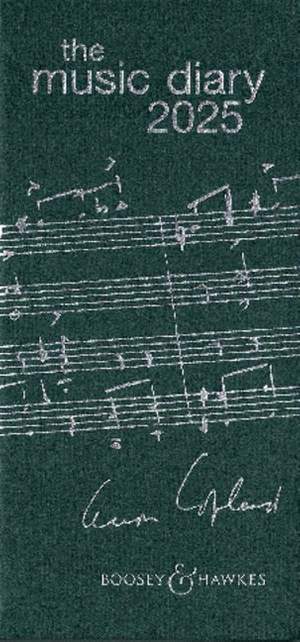 Music Diary 2025 Green
