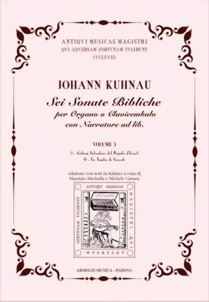 Johann Kuhnau: Sei sonate bibliche, vol. 3