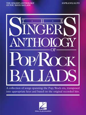 The Singer's Anthology of Pop/Rock Ballads