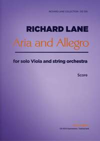 Richard Lane: Aria and Allegro
