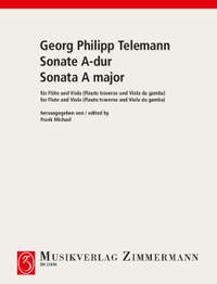 Telemann, Georg Philipp: Sonata A major