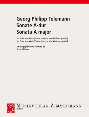 Telemann, Georg Philipp: Sonata A major