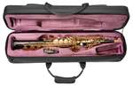 Trevor James EVO Soprano Saxophone - Black Plated Gloss, Gold Lacquer Keywork Product Image