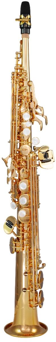 Trevor James EVO Soprano Saxophone - Gold Lacquer Gloss