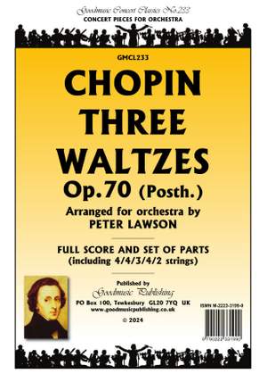 Frederic Chopin: Three Waltzes, Op. 70