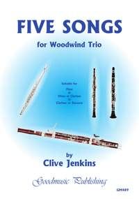 Clive Jenkins: Five Songs for Woodwind Trio