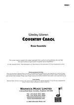 Anonymous: Coventry Carol Product Image