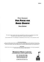Sansom, Chris: Five Pieces Product Image