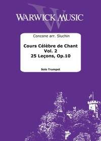 Concone, Giuseppe: Cours Celebre de Chant Vol 2 - 25 Lecons Op. 10