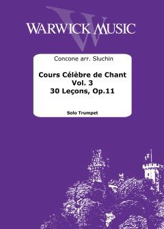 Concone, Giuseppe: Cours Celebre de Chant Vol 3 - 30 Lecons Op. 11