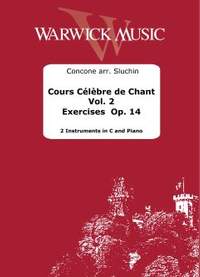 Concone, Giuseppe: Cours Celebre de Chant Vol 2 - Exercises Op. 14