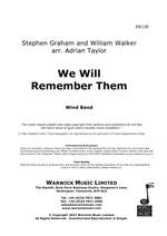 S. Graham & W. Walker: We Will Remember Them Product Image