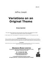 Jeffrey Joseph: Variations on an Original Theme Product Image