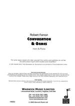Farnon, Robert: Conversation & Games Product Image