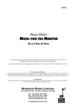 Green, Alwyn: Music for the Minster Product Image