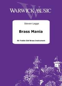 Legge, Steven: Brass Mania - Eb Treble Clef Instruments & Backing Tracks