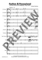 Heading, Andrew: Fanfare and Processional Heading: Fanfare and Processional - Brass Ensemble, Timpani and Organ Product Image