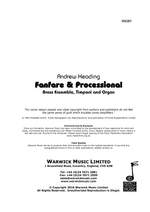 Heading, Andrew: Fanfare and Processional Heading: Fanfare and Processional - Brass Ensemble, Timpani and Organ Product Image