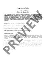 Bateman, Don: Suite for Saturday Product Image