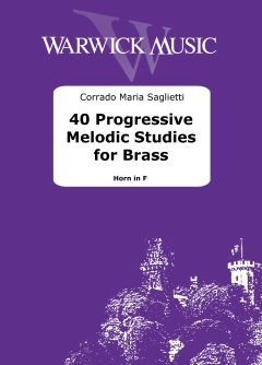 Saglietti, Corrado Maria: 40 Progressive Studies for Brass