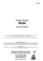Roddie, Matthew: Actor Product Image