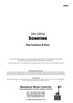 White, John: Sonatina Product Image