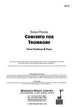 Proctor, Simon: Concerto for Trombone Product Image