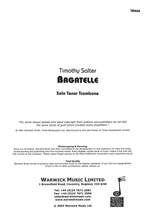 Salter, Timothy: Bagatelle Product Image