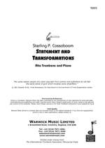 Cossaboom, Sterling P.: Statement & Transformations Product Image