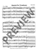 Culver, Chris: Quartet for Trombones Product Image
