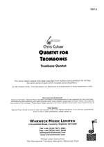 Culver, Chris: Quartet for Trombones Product Image