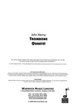 Kenny, John: Trombone Quartet Product Image