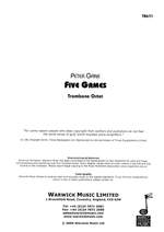 Gane, Peter: Five Games Product Image