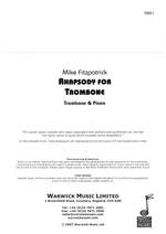 Fitzpatrick, Mike: Rhapsody for Trombone Product Image