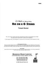 Bach, J. S.: Air on a G String Product Image