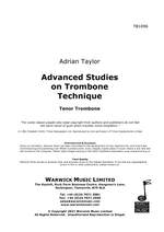 Taylor, Adrian: Advanced Studies on Trombone Technique Product Image