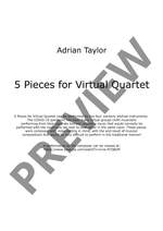 Taylor, Adrian: Five Pieces for Virtual Quartet Product Image