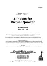 Taylor, Adrian: Five Pieces for Virtual Quartet Product Image