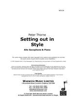 Thorne, Peter: Setting Out in Style Product Image