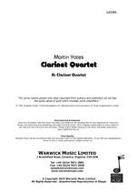 Yates, Martin: Clarinet Quartet Product Image