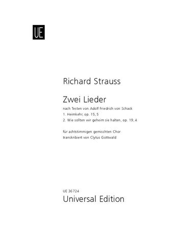 Strauss, R: 2 Lieder