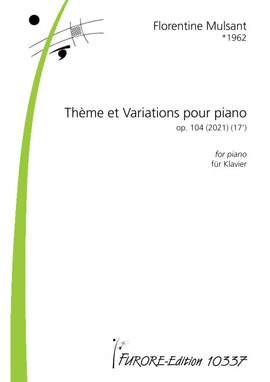 Mulsant, F: Thème et Variations pour piano op. 104