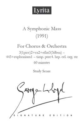 George Lloyd: A Symphonic Mass – Study score
