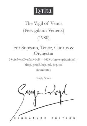 George Lloyd: The Vigil of Venus (Pervigilium Veneris)