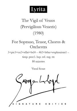 George Lloyd: The Vigil of Venus (Pervigilium Veneris)